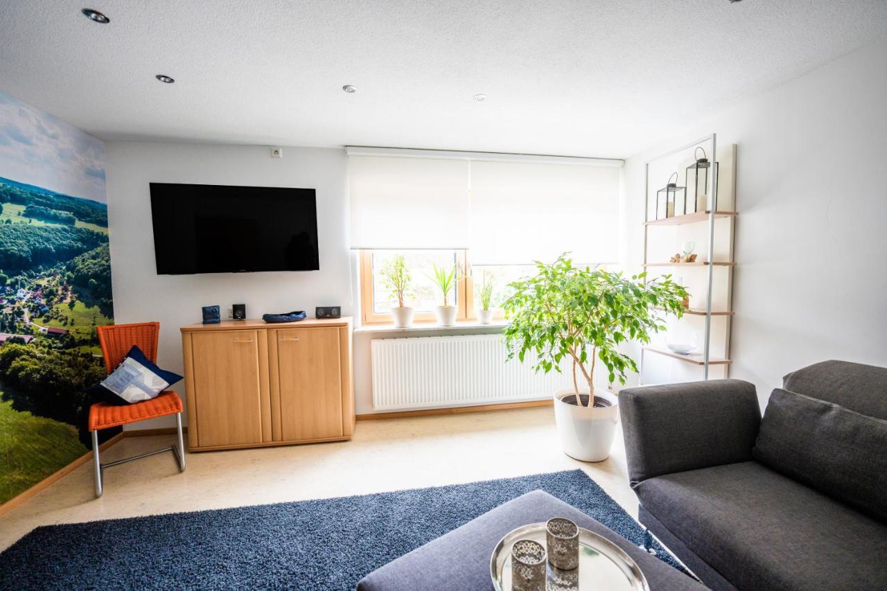 Laendliche 2-Zimmer Wohnung Bad Ditzenbach Kültér fotó