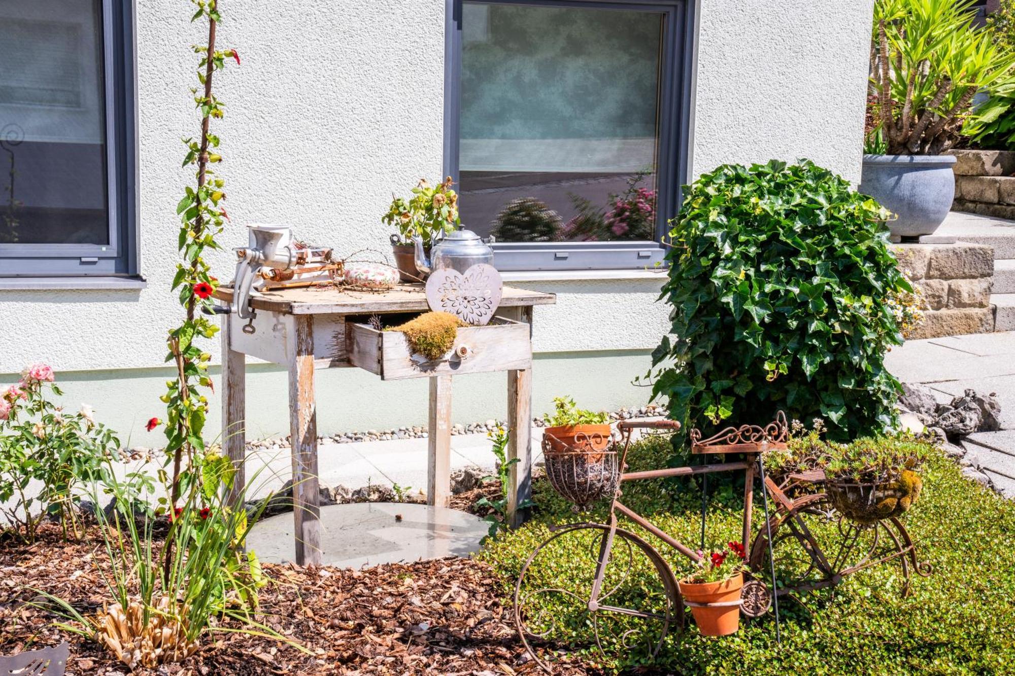 Laendliche 2-Zimmer Wohnung Bad Ditzenbach Kültér fotó
